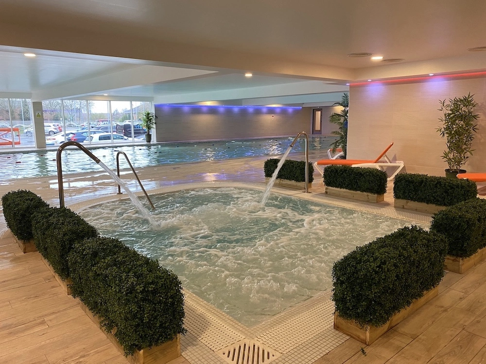 M Club Spa & Fitness swimming pool at Waterworld Leisure Resort, Hanley